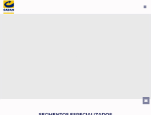 Tablet Screenshot of cadandistribuicao.com.br
